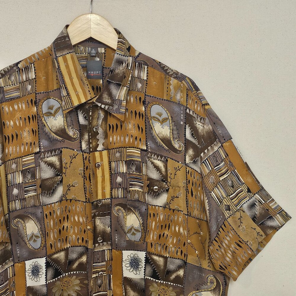 Haupt Short Sleeve Button Down XL 17.5